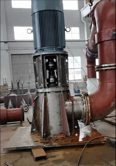 High Temperature Vertical Long Shaft Duplex Stainless Steel Axial/Mixed Flow Propeller Turbine Pump for Flood Control, Seawater Desalination, Chemical Process