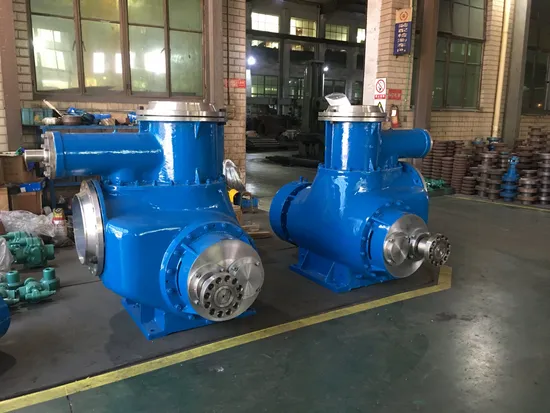 Marine Positive Displacement Twin Screw Heavy Fuel Oil Pumps with Classification Society Certificate 
