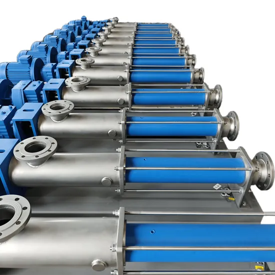 Suction Horizontal Standard Slurry Hydraulic Progressive Cavity Pump 