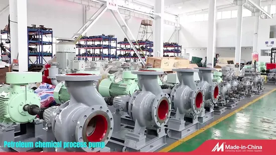 Kangqiao Horizontal Singlesuction Petroleum Chemical Centrifugal Slurry Sewage Oil Process Pump for Chloride Evaporation Forced Circulating with ISO/CE 