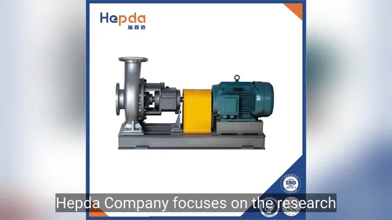 Is Suitable for Fields Chemical Engineering/Seawater Desalination/Electroplating/Environment Horizontal Stainless Steel Chemical Centrifugal Pipeline Pump 