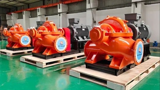 Large Flow Single Stage Double Suction Horizontal Split Case Centrifugal Pump 