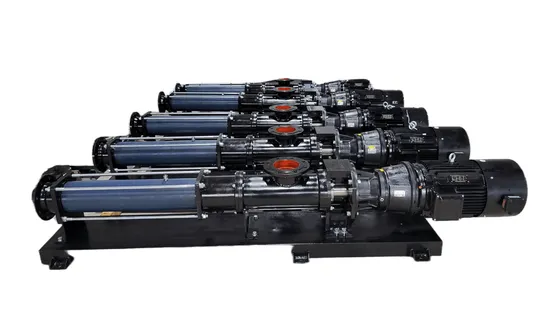 Nanchi Cavity Screw Pumps Used to Deliver Sewage Sludge, Paper Pulp 